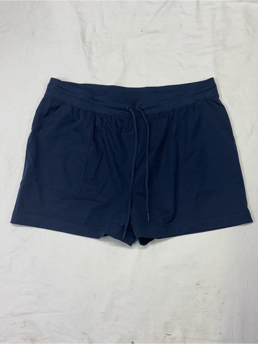 MTA Sport Women's Navy Drawstring Athletic Shorts